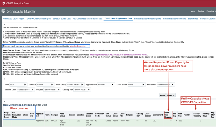 OBIEE Dashboard example