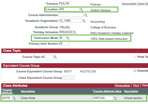 Blended Instruction mode example